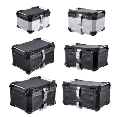 Uimoso 45L/55L/65L Motorcycle Trunk Top Box Tour Luggage Case w/ Mounting Plate - Изображение 1 из 4