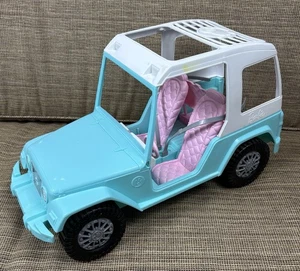 Barbie Mattel 2012 Passport Jeep Cruiser rosa y azul 15-1/2”L x 7”W x 9-1/4”T - Imagen 1 de 14