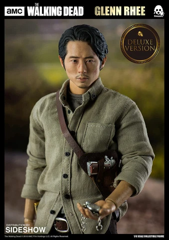 SIDESHOW WALKING DEAD GLENN RHEE DELUXE ACTION FIGURE 1/6 SCALE THREEZERO NIB Cover