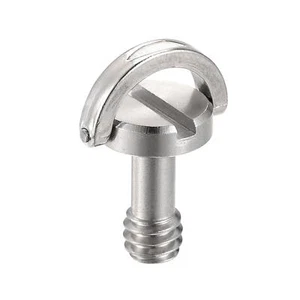 Caméra Trépied Vis - 1/4" Mâle Vis Adaptateur Fendue 0.55" Longueur pour Support - Photo 1/5