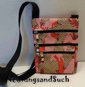 Kleine Umhängetasche Handtasche Telefon Ausweis Rosa Camouflage Damen oder Mädchen - Bild 1 von 5