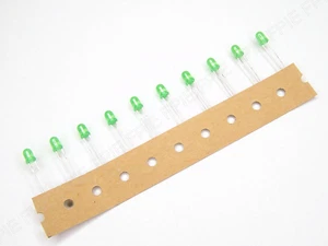10 Stück diffuse grüne LED 2,1 V, 20 mA (401-7294) - Bild 1 von 1