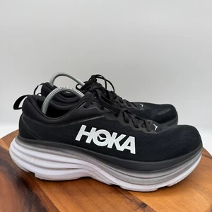Hoka One One Bondi 8 Shoes Mens Mismatched 11.5 Black Running Athletic Sneakers - Picture 1 of 11