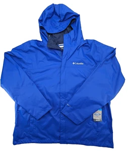 Columbia Rain Jacket Men's 2XL XXL Blue Watertight II LS Performance $100 - Picture 1 of 13