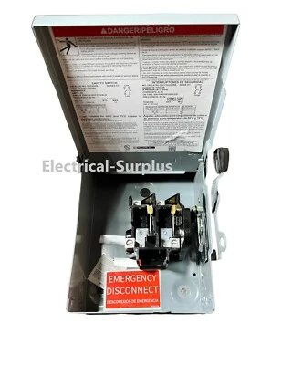 Interruptor de seguridad Square D no fusible 60A DU222RB Foto 1 de 2