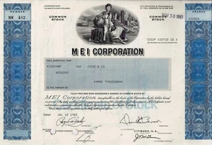 Mei Corporation, 1983 (1.000 Shares) Cede & Co. - Bild 1 von 1