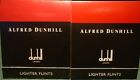   2 x PACKET OF 9 GENUINE DUNHILL RED FLINTS