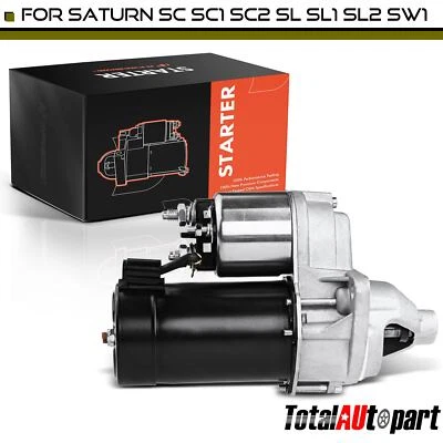 Starter Motor for Saturn SC 91-92 SC1 SC2 93-02 SL SL1 1.3 kW 12V CW 21023719 - Image 1 of 4