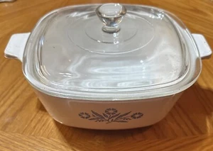 VINTAGE CORNING WARE BLUE CORNFLOWER CASSEROLE P- 1 1/2-B 1 1/2 Qt. USA WITH LID - Picture 1 of 5