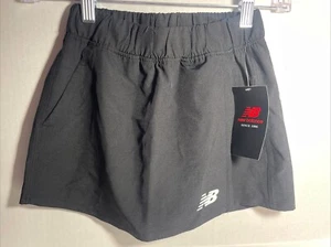 New Balance Girl’s Woven Wrap Skort - Black - Size S (7/8) NEW - Picture 1 of 5
