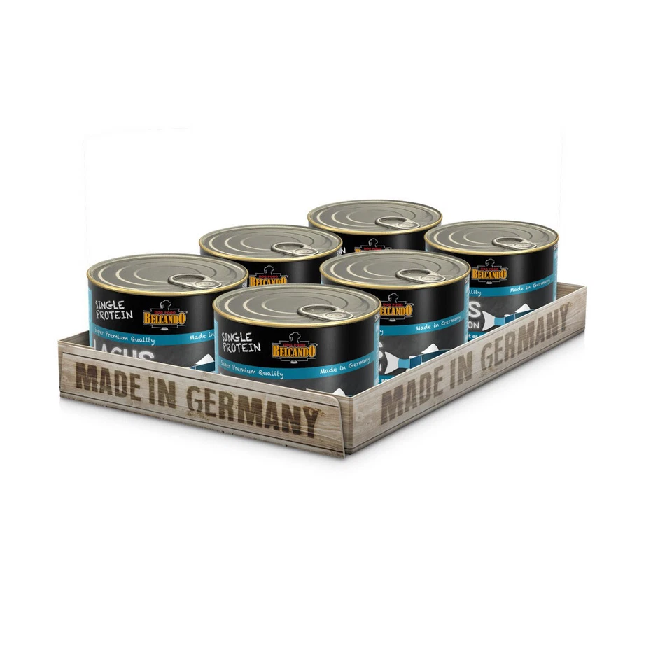 Belcando Single Protein Lachs Hundefutter Nassfutter | 6 x 200 g - Bild 1 von 1