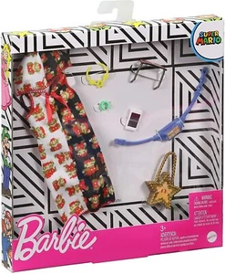 Barbie Super Mario Fashion Pack Hoodie Dress & 6 Accessories *NEW* - Picture 1 of 2