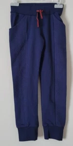 NWT NEW Gucci kids blue diamond quilted pants leggings with navy red web bow 6y  - Picture 1 of 4