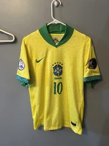 Brazil USA 2024 Home football / Soccer jersey Nike #10 Neymar JR Mens L - Picture 1 of 11