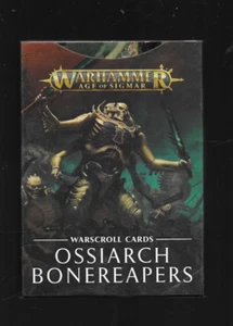 Games Workshop : Warhammer Age Of Sigmar Warscroll Cards Ossiarch Bonereapers - Bild 1 von 1