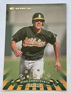 Ryan Christenson 1998 Donruss Béisbol #207 Oakland Atletics Novato RC - Imagen 1 de 2