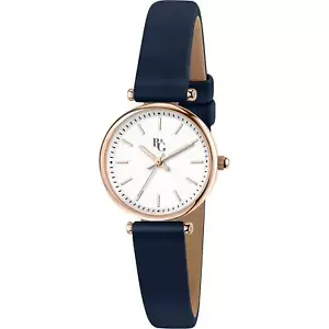Watch B&g Belle R3851302502 Watch Women's Blue Leather Case Rose Gold 28 MM - Picture 1 of 2