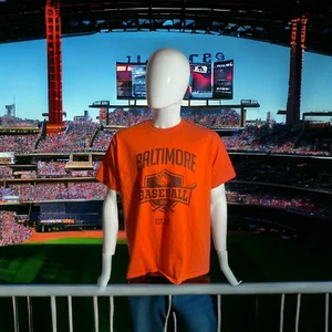 Camiseta naranja de béisbol manga corta para hombre Baltimore Orioles talla X-grande - Imagen 1 de 6