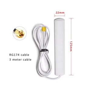 Cel-Fi GSM 4G 5G Adhesive Antenna 600-6000MHz 8dBi SMA Male 3M Cable Celfi - Picture 1 of 1