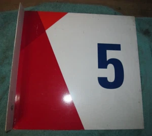 Vintage Citgo Gas Station Pump Island Flange Sign #5 - Picture 1 of 5