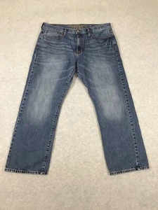 American Eagle Jeans Mens 36 x 30 (36x27.5) Relaxed Straight Preppy Workwear - Picture 1 of 13