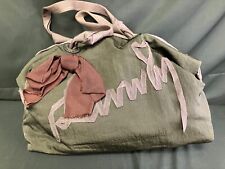Lanvin - Green Satin Logo Shoulder Zip Tote Bag - Rare