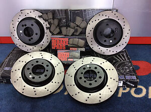 BMW M3 E46 COUPE CABRIO STOPTECH FRONT & REAR BRAKE DISCS & PADS FULL KIT