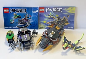 LEGO Ninjago 70733 Blaster Bike & 70722 Attacco Overborg con Manuale No Minifigures - Foto 1 di 24