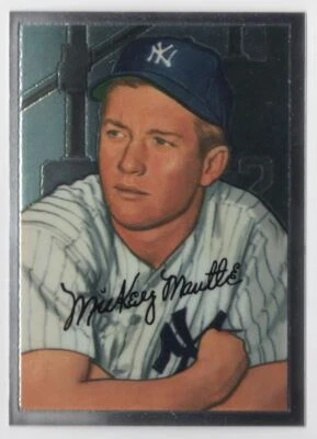 1996 Topps Mickey Mantle Finest Mickey Mantle Yankees #5 R107 - Image 1 of 2