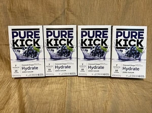 24 electrolitos de uva PURE KICK HYDRATE Concord mezcla cero azúcar (4@6ea) '26 - Imagen 1 de 4