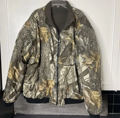 Chaqueta Abrigo Remington Realtree Hardwoods Camuflaje Cremallera Completa M Caza Foto 1 de 3