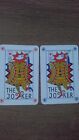 PAIR of Joker Playing Cards Coca Cola 2