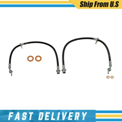 2PCS Dorman Front Brake Hose Line For Toyota Tacoma 1999 1998 1997 1996 1995 _XJ - Image 1 of 4