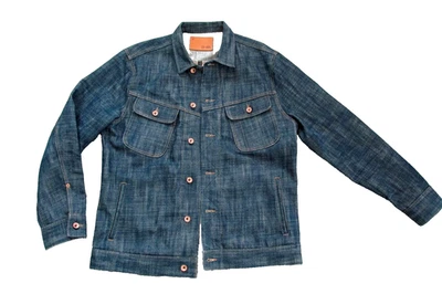 Taylor Stitch джинсовой ткани Jean куртка натуральный индиго синий мужской размер 42 большой EUC - Изображение 1 из 3