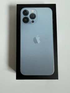 Sierra Blue iPhone 13 Pro Max ONLY BOX and manual! No Phone or Cord - Photo 1 sur 3