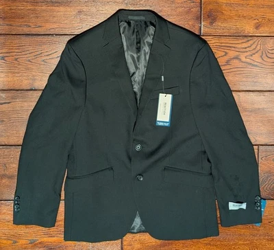 Kenneth Cole реакции готов гибкий костюм Blazer Techni Cole черный - 38 короткие - новый с Ярлыками - Изображение 1 из 4