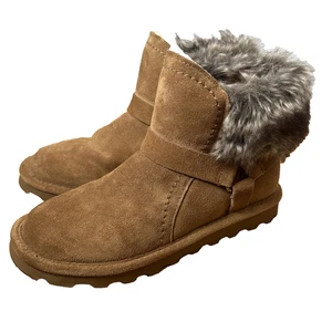 Damenstiefel Größe 7 neu ohne Etikett Bearpaw Griff Kunstfell gefüttert braun - Bild 1 von 11