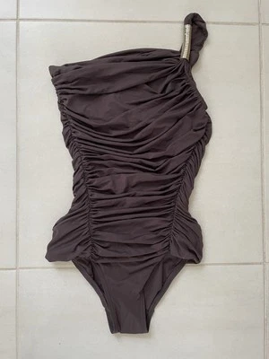 Traje de baño Carmen Marc Valvo para mujer talla 6 traje de baño de una pieza un hombro nuevo sin etiquetas Foto 1 de 4