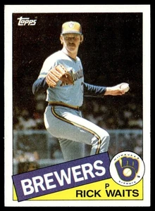 Topps Rick Waits Milwaukee Brewers 1985 #59 - Foto 1 di 2