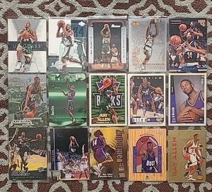 Ray Allen 15 Karten Pack Rookies und Inserts - Bild 1 von 3