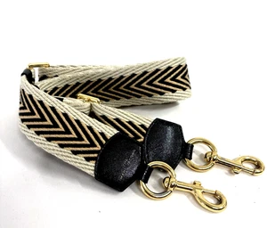 Marc Jacobs The Arrow Woven Webbing Strap "Black Multi" - Picture 1 of 5