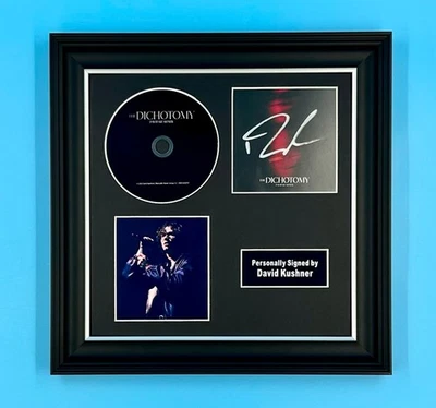 David Kushner Signed Photo & CD Framed & COA Music Auto The Dichotomy Poster - Image 1 of 4