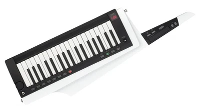 Korg RK-100S 2 white Gloss White Keytar Synthesizer Shoulder Keyboard 37-Key - Image 1 of 4