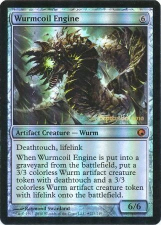 MTG Scars of Mirrodin - Wurmcoil Engine (Pre-release Foil) - Image 1 of 1