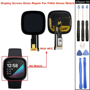 Reemplazo digitalizador de pantalla LCD para Fitbit Sense con reloj NFC reparación - Imagen 1 de 5
