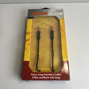 RoadKing Auxiliary Cable Smart Phone + Other Audio Devices 3.5mm Headphone Jack - Picture 1 of 6