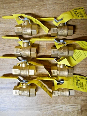 Jomar Brass Ball Valve-1/2 in-2 piece-Full Port-Threaded Connection-600WOG (8) - Image 1 of 4