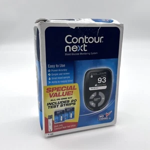 The Contour Next Blood Glucose Monitoring System All-in-One Kit for Diabetes - Picture 1 of 3