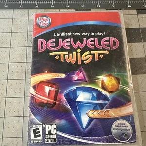 Bejeweled Twist & Bonus Game Insaniqurium PC CD-ROM Juego de 2 Discos Pop Cap - Sellado - Imagen 1 de 2