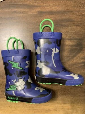 Bota de lluvia Kamik Wildcloud - azul - talla 6 (niño pequeño/niño pequeño) Foto 1 de 4